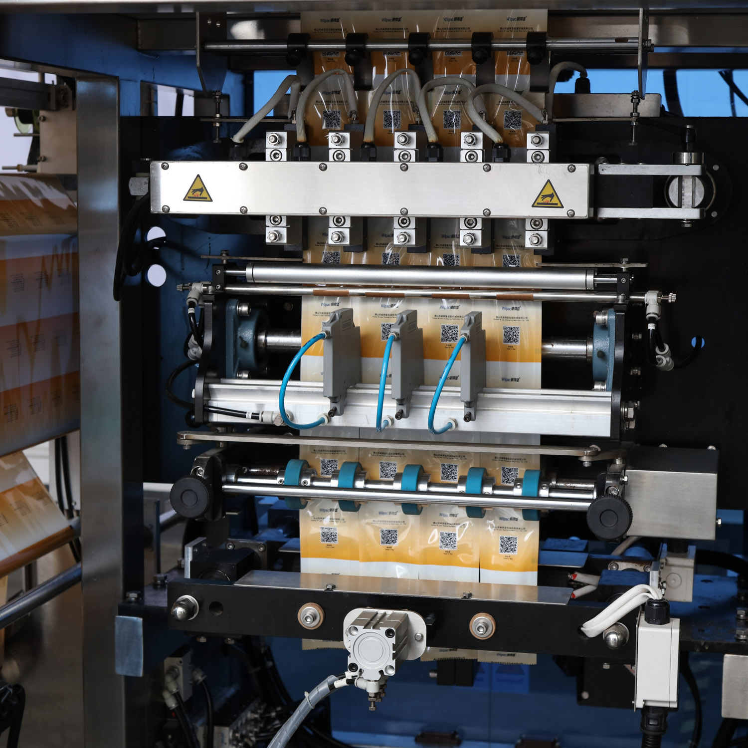 Máquina de envasado de líquidos de vitamina vertical automática de alta velocidad multifuncional multilínea